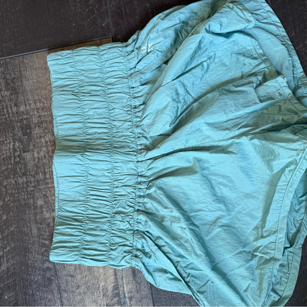 Teal Free People High Rise Shorts